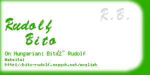 rudolf bito business card